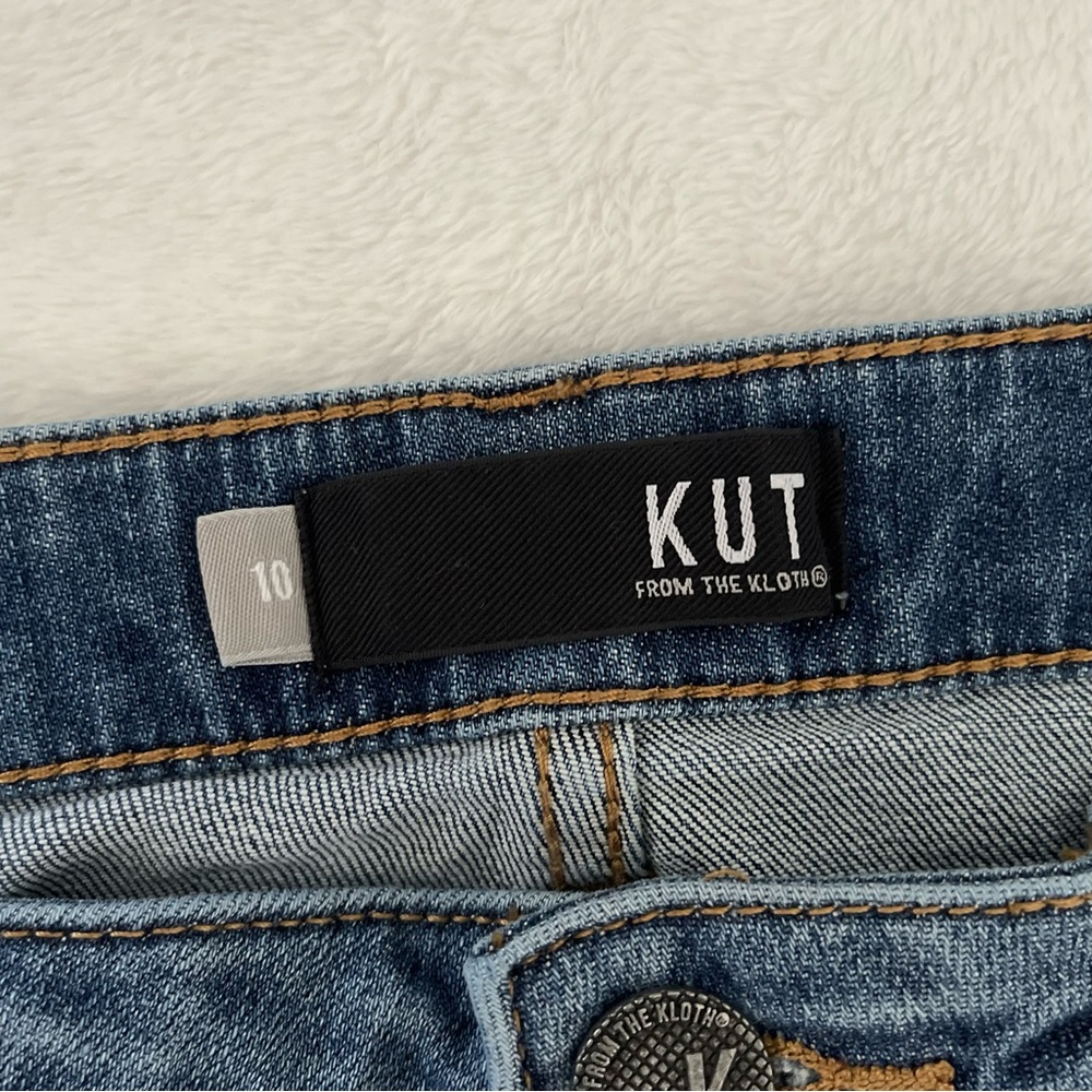 Kut from the Kloth Catherine Fab Ab High Rise Boyfriend Jeans Stretch Denim - Picture 4 of 16